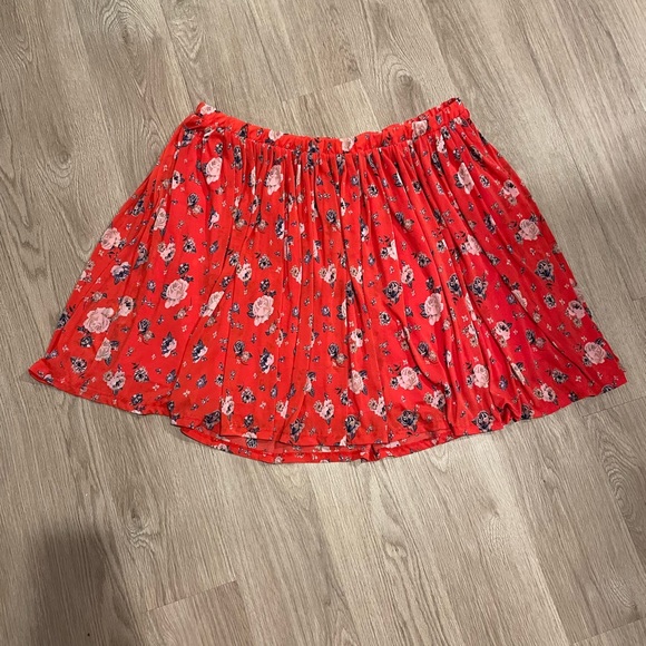 Torrid Plus Size Floral Mush Skater Skirt - Picture 3 of 6